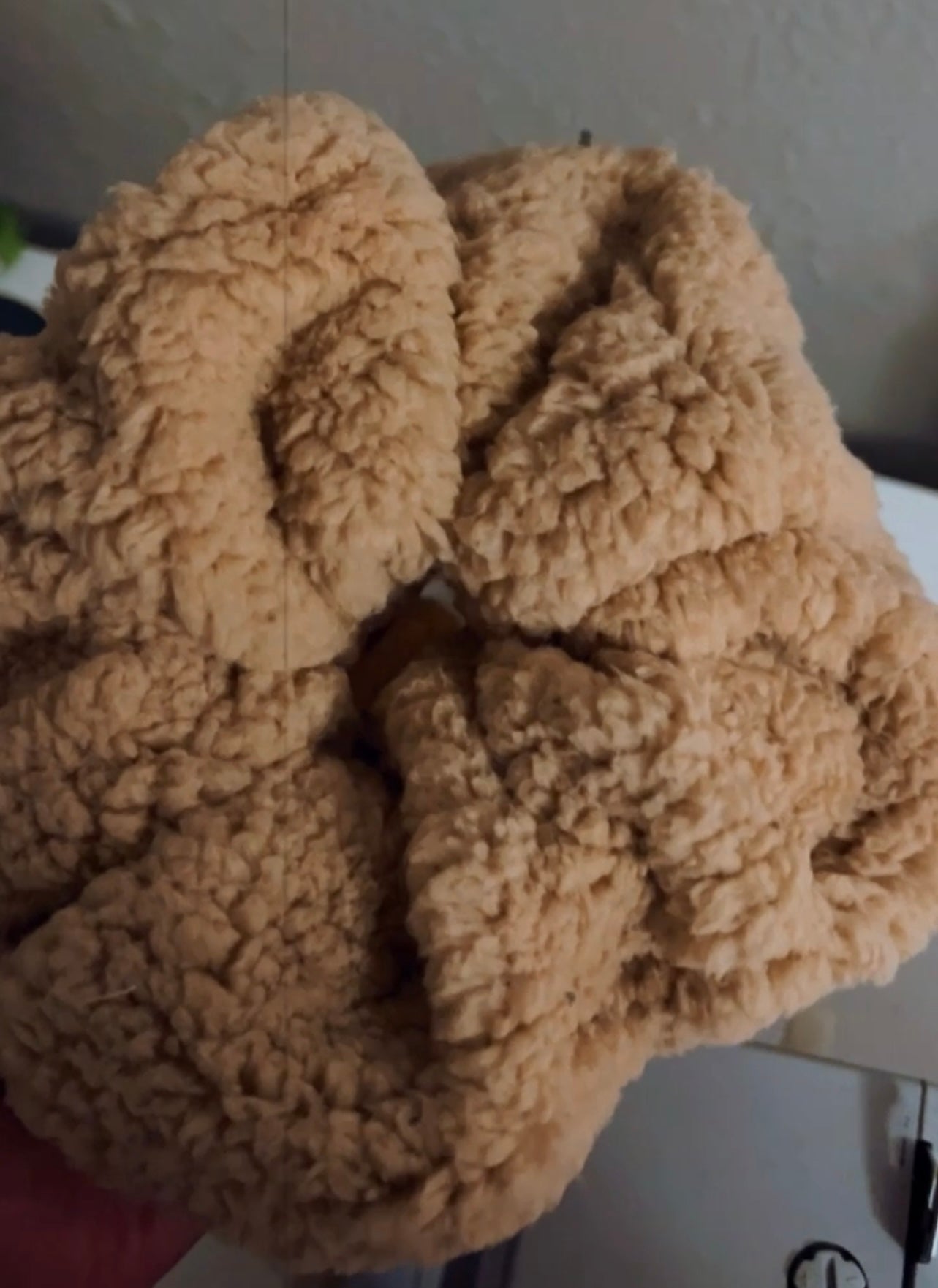 Jumbo Teddy Scrunchie