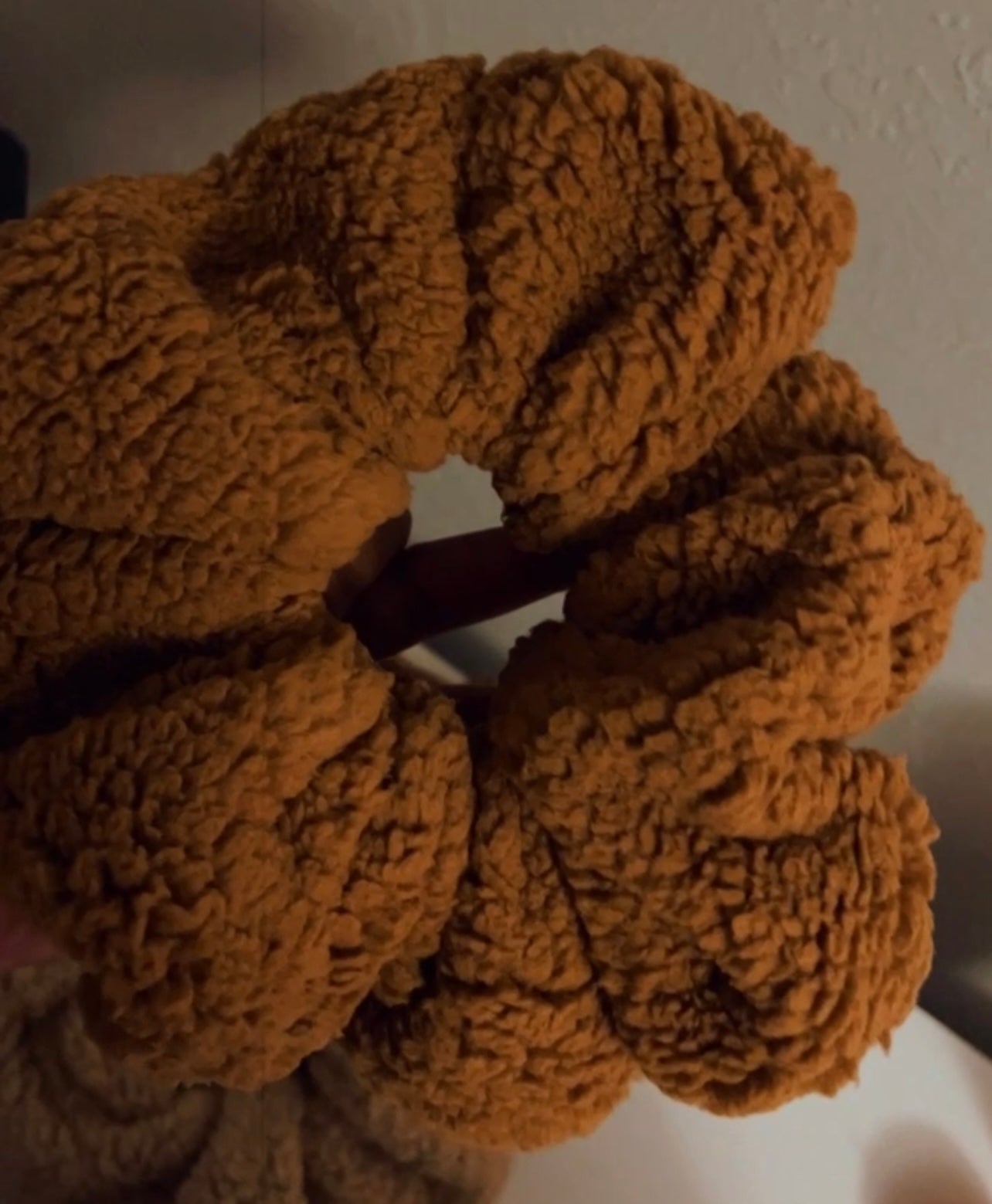 Jumbo Teddy Scrunchie